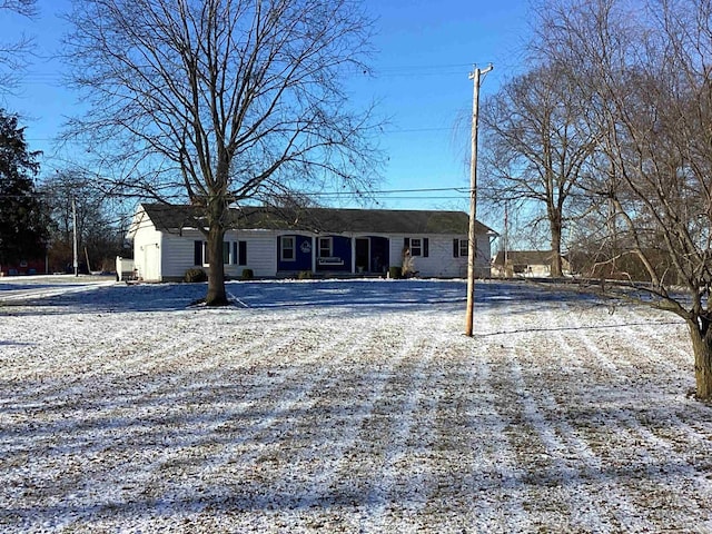 view of ranch-style home