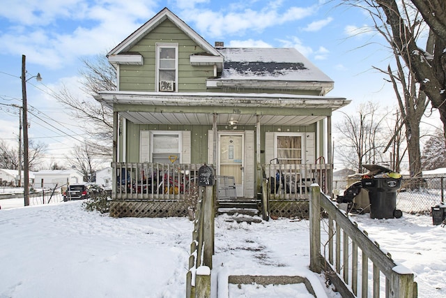 bungalow with covered porch