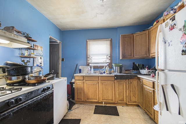 kitchen featuring white appliances