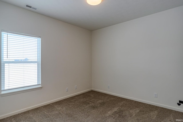 spare room with carpet