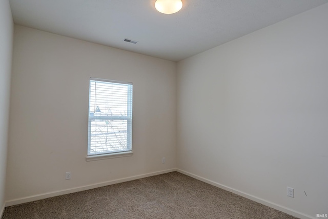 spare room featuring carpet floors