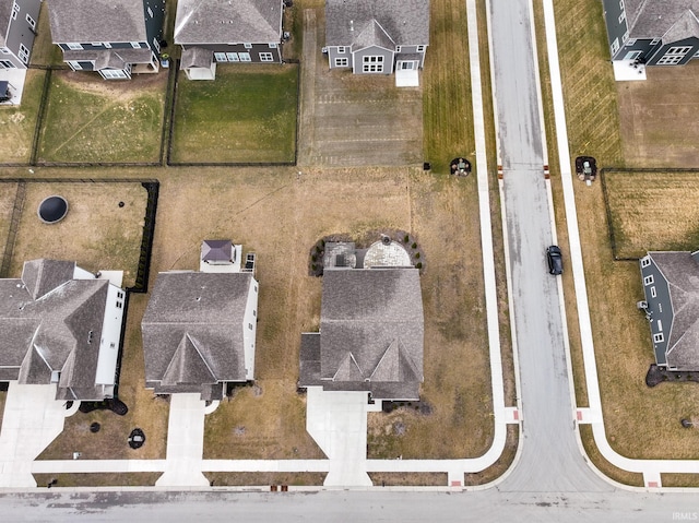 birds eye view of property featuring a residential view