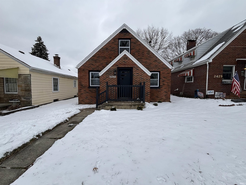 view of bungalow-style house