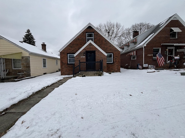 view of bungalow