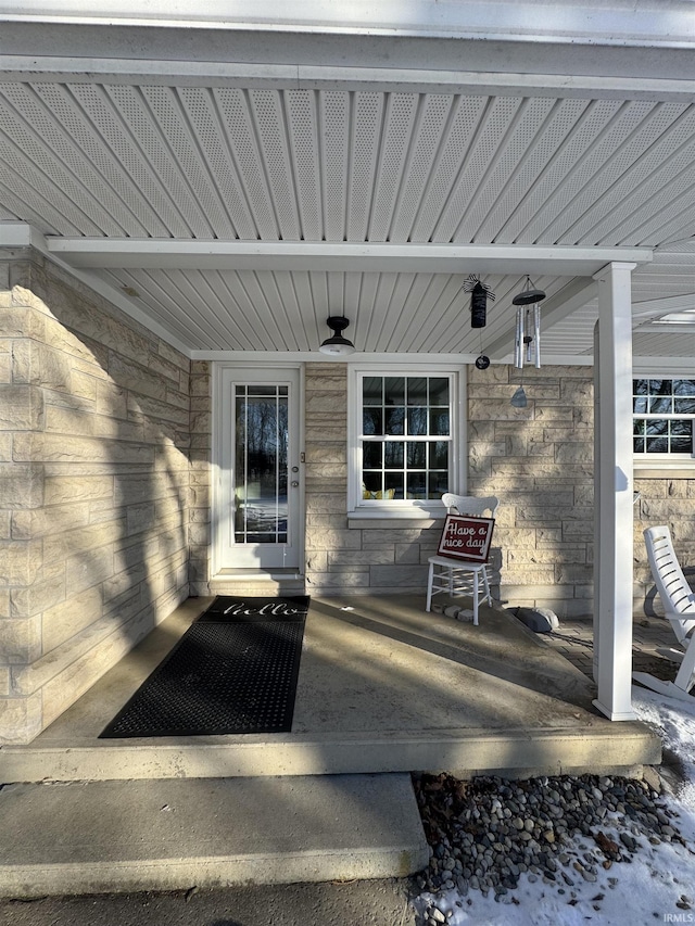 view of entrance to property