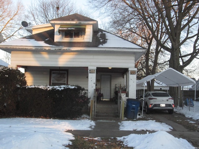 414 N Boots St, Marion, IN 46952 - view of front of house featuring a carport