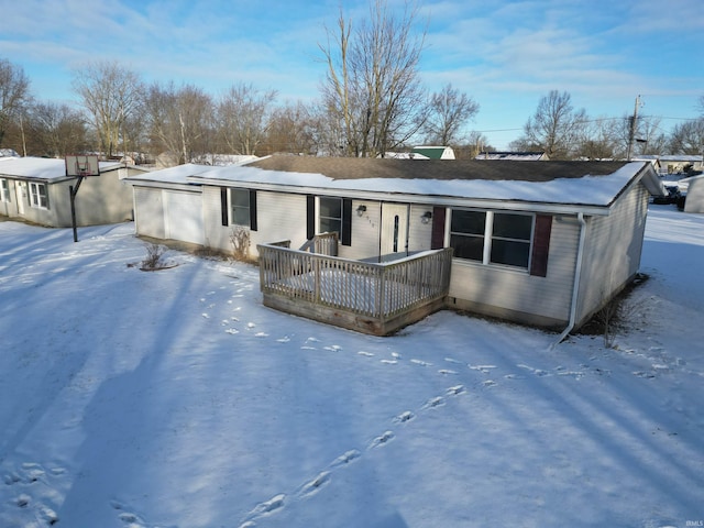 view of ranch-style house