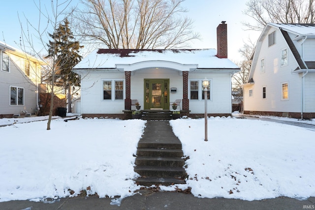 bungalow with covered porch