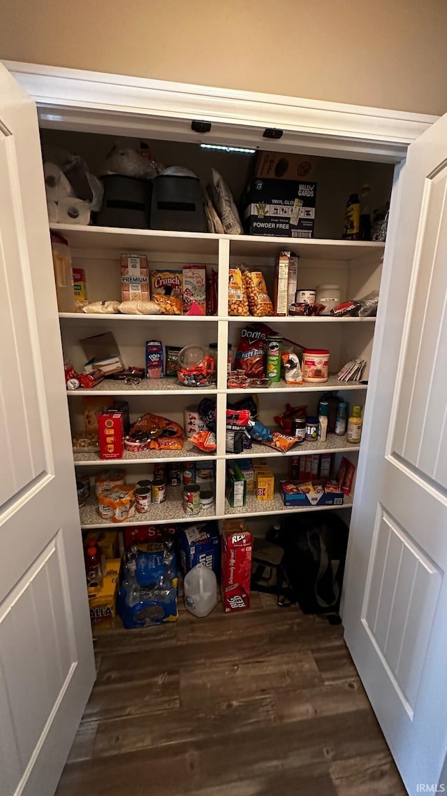 view of pantry