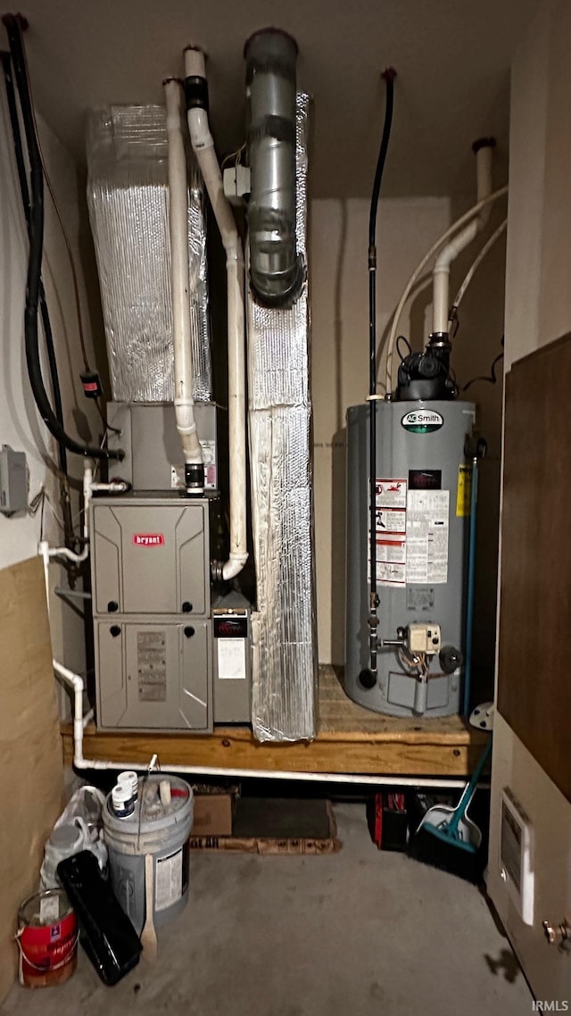 utilities with gas water heater