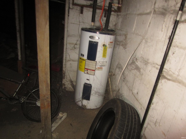 utilities featuring electric water heater