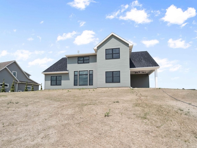 view of rear view of property