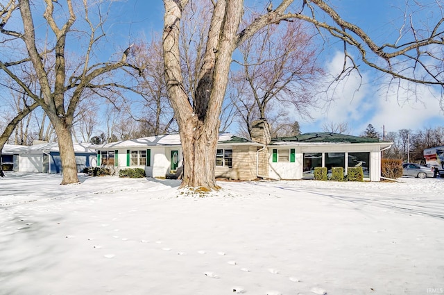 view of ranch-style house