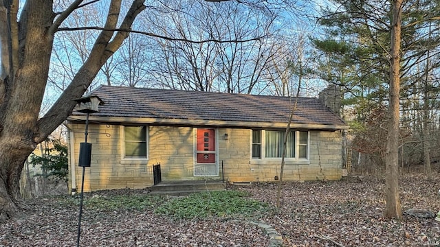 view of bungalow-style home