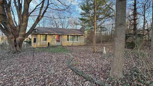 view of front of property