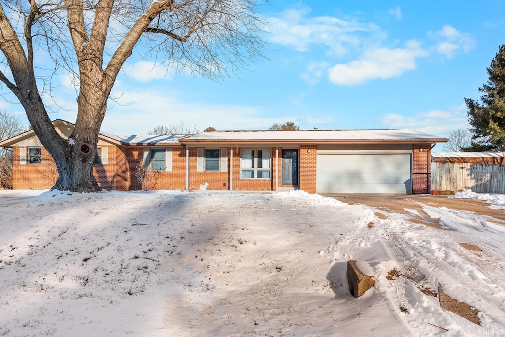 ranch-style house with a garage