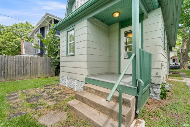 view of property entrance