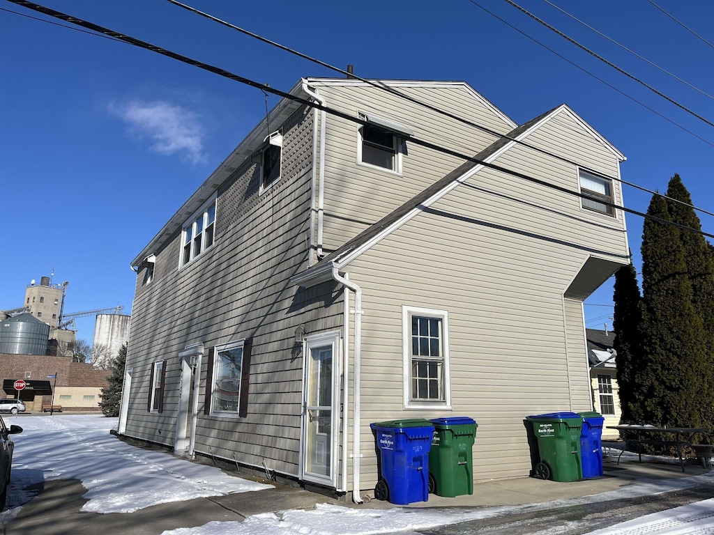 rear view of house featuring a patio area