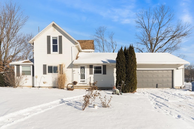 front facade featuring a garage