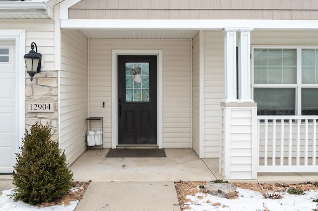 view of property entrance