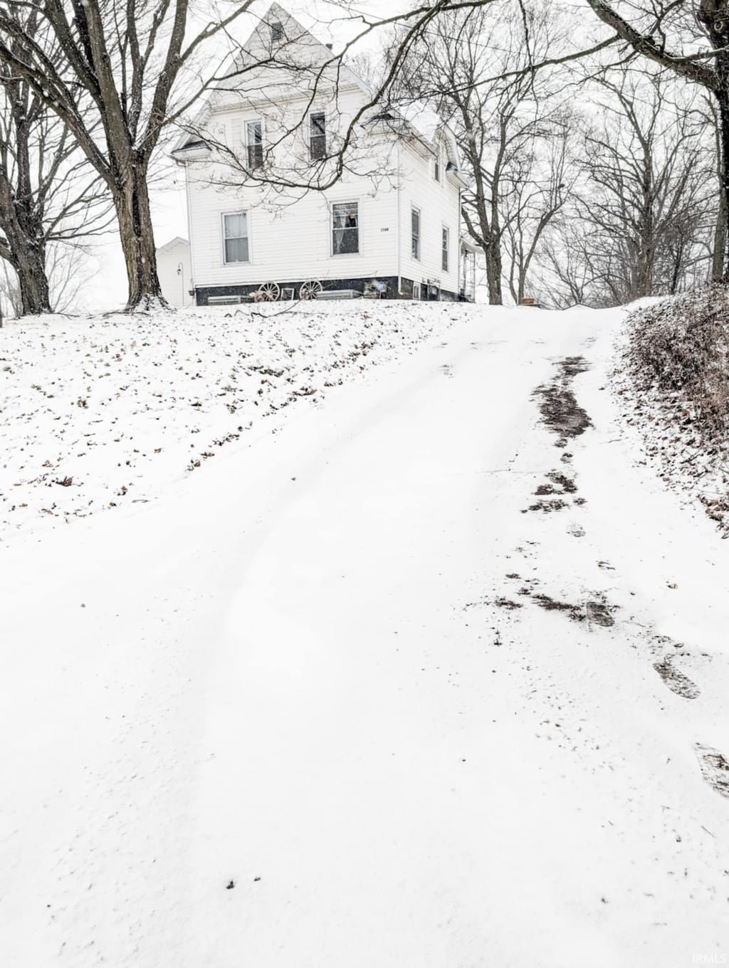 view of snowy yard