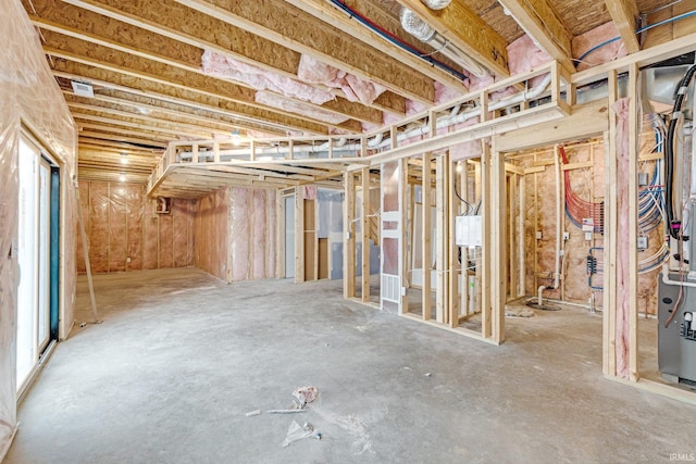 basement featuring a wealth of natural light