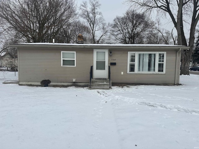 view of front of home