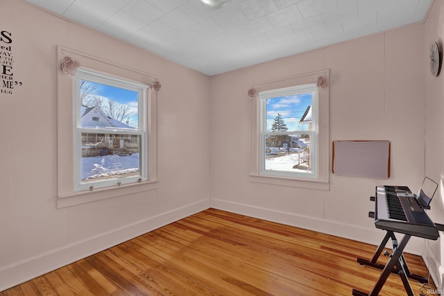 interior space featuring hardwood / wood-style floors