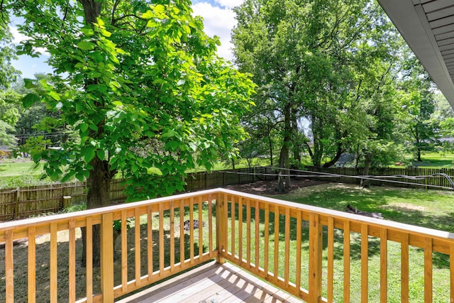 2444 Clover Cir, Newburgh, IN 47630 - view of deck