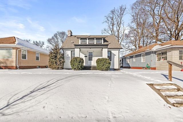 view of bungalow-style home