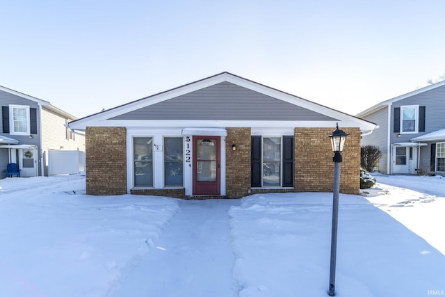 view of front of property