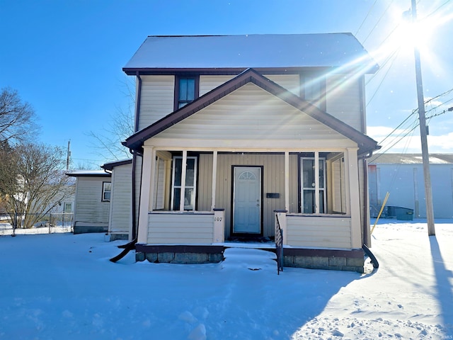 view of front of home