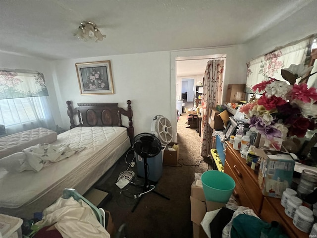 bedroom featuring carpet floors