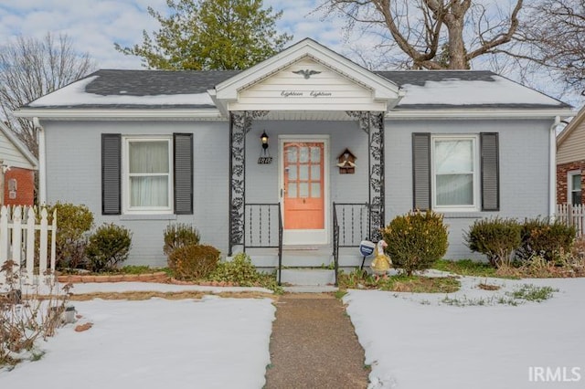 view of front of property