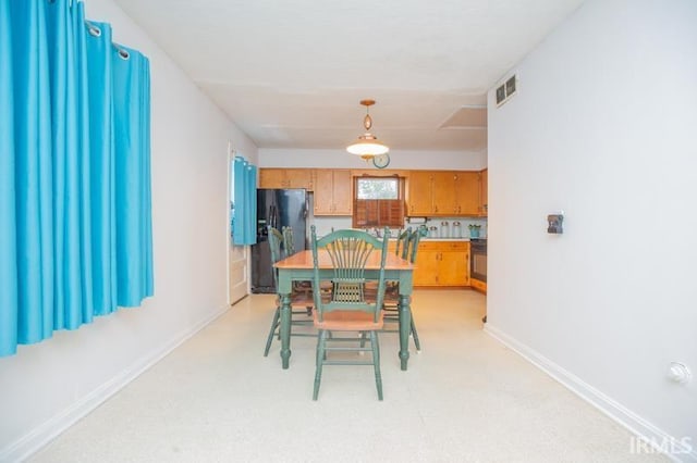 view of dining room