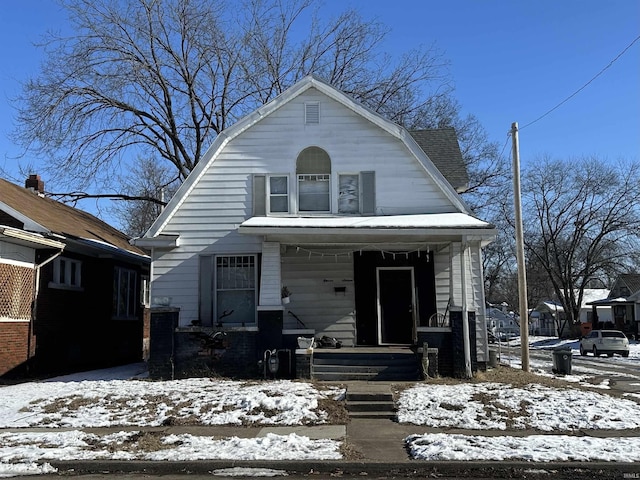 view of bungalow-style house