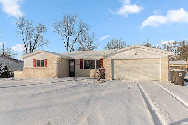 ranch-style house with a garage