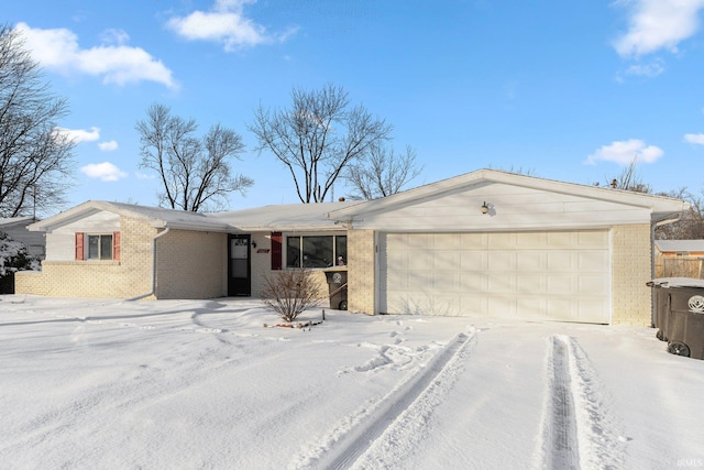 ranch-style house with a garage