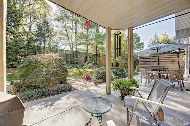 view of patio / terrace