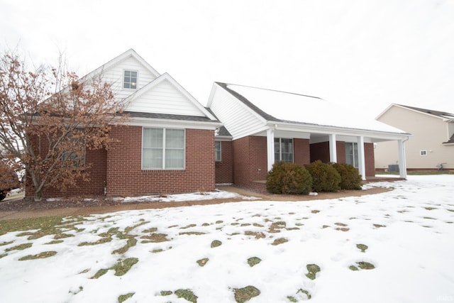 view of front of home