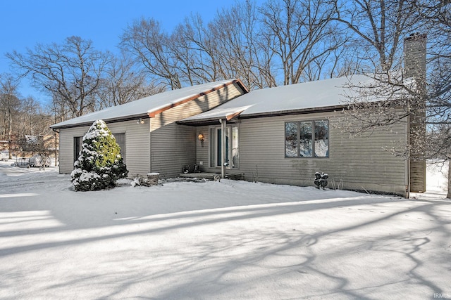 view of front of home