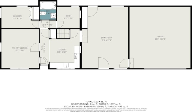 2513 Prairie Ave, South Bend, IN 46614 - floor plan