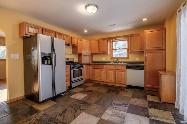 kitchen featuring sink and stainless steel appliances