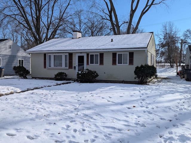 view of ranch-style home