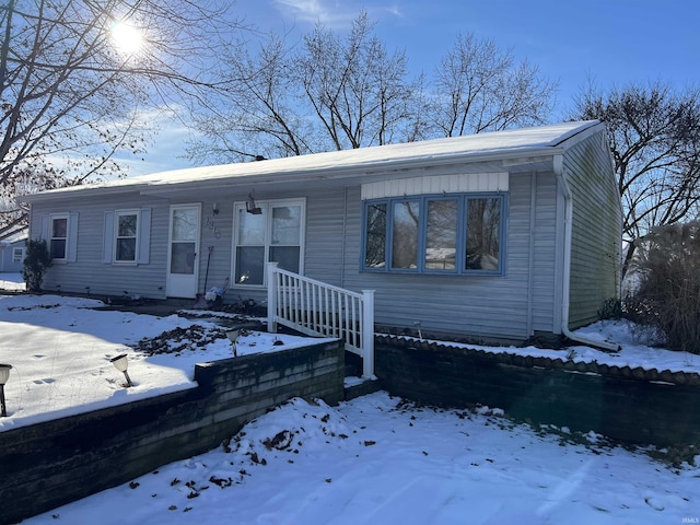 view of front of home