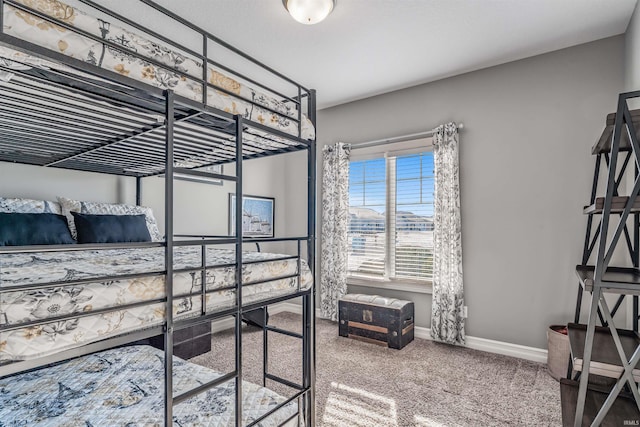 bedroom with carpet flooring