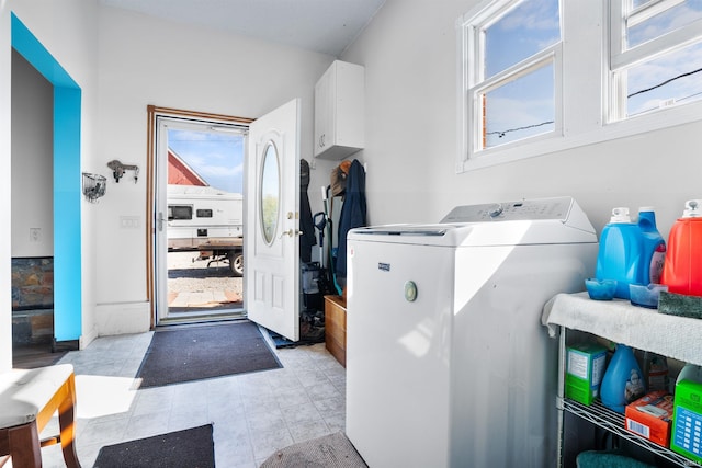 view of laundry room