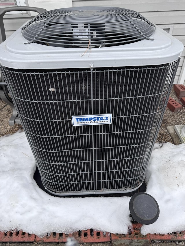 exterior details with cooling unit