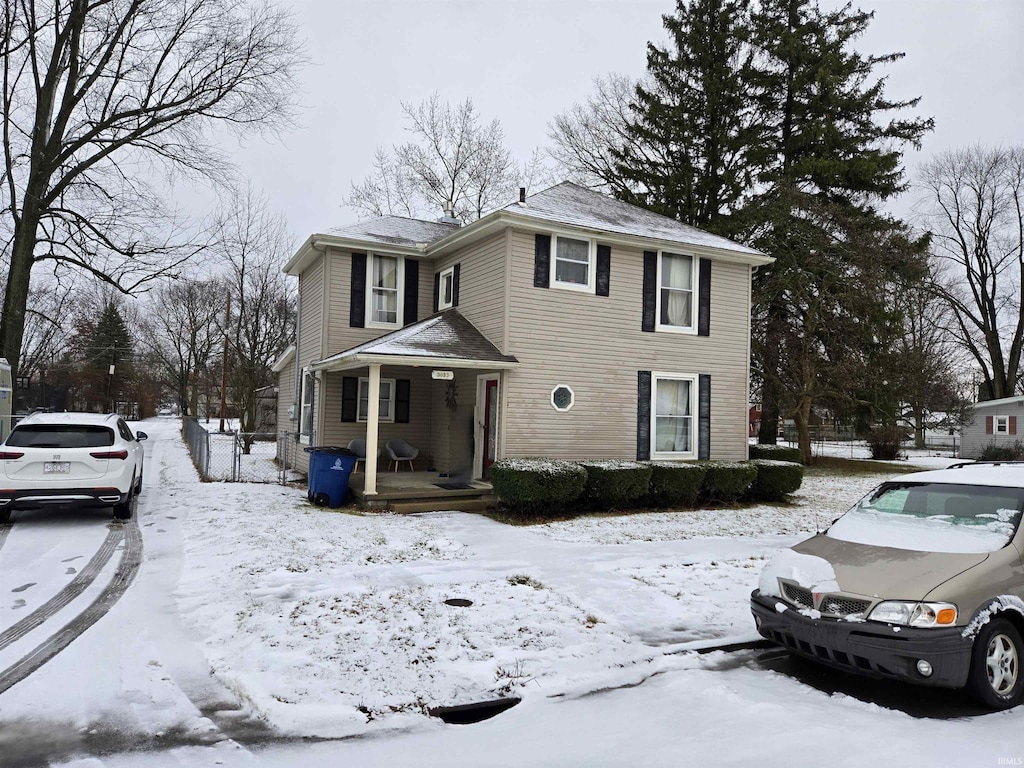 view of front of property