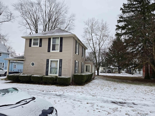 view of front of home